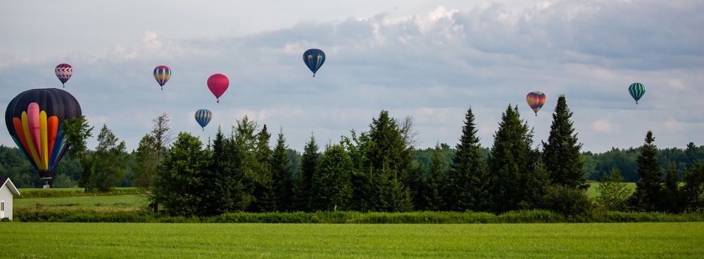 Hot air ballooons take to the skies over downtown Wausau and one of the top Wausau Events of the year