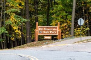 Enjoy scenic chairlift rides at Granite Peak Ski Area in Rib Mountain State Park